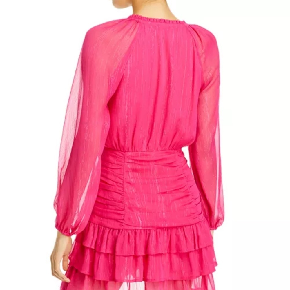 Metallic Threaded Ruffle Skirt Dress - 100% Exclusive NWT - Picture 3 of 9
